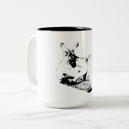 zweifarbige Tasse 444 ml