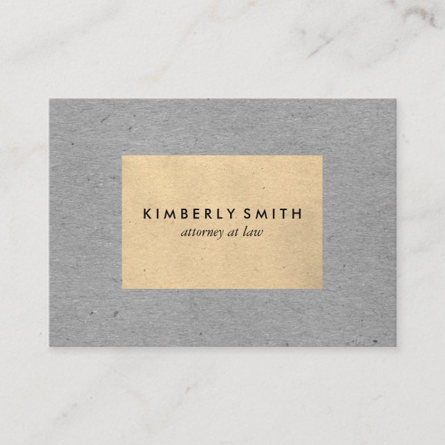 Zweifarbige Tone-Blöcke Visitenkarte (Vorderseite)