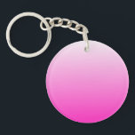 Zweifarbiges Gradienten ombre hot pink Schlüsselanhänger<br><div class="desc">Zweifarbiges Gradienten ombre hot pink</div>