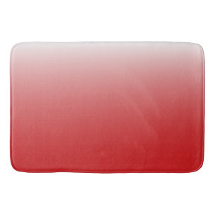 Zweifarbiges Gradientenrot Badematte