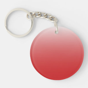 Zweifarbiges Gradientenrot Schlüsselanhänger