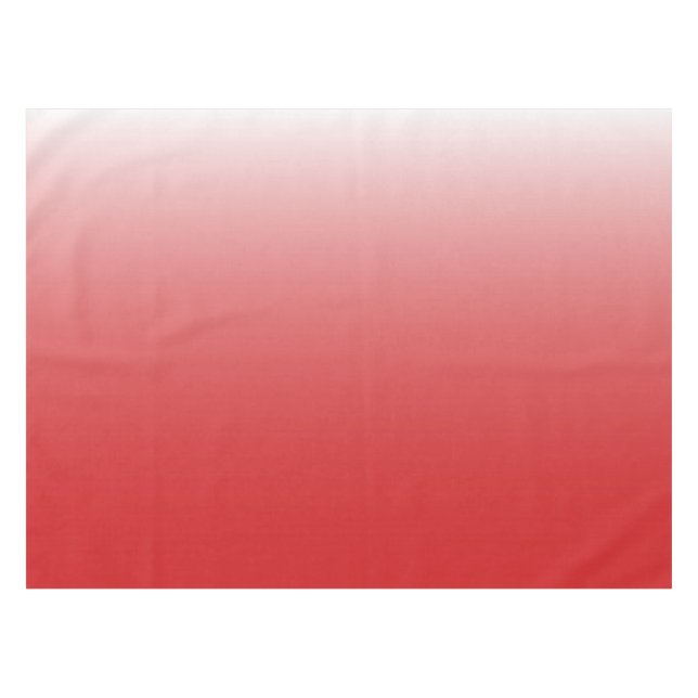 Zweifarbiges Gradientenrot Tischdecke (Vorderseite (Horizontal))
