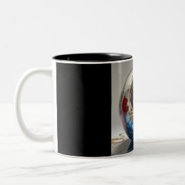 Zweifarbiges Tasse, 11oz (Marmor-3) Zweifarbige Tasse