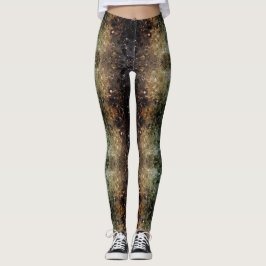 Zweifarbiges Vorder- und Rückseite-Paar von maßges Leggings