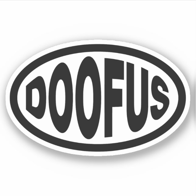 ZWEIFEL AUFKLEBER (Vorderseite)