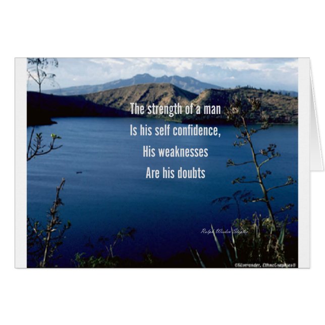 Zweifel und Selbstvertrauen (Vorderseite (Horizontal))