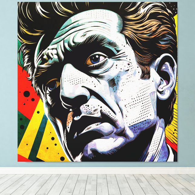 zweifelhaft leinwanddruck (Insitu (Holzboden))