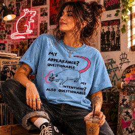 Zweifelhafte Absichten Lustiger Opossum T-Shirt