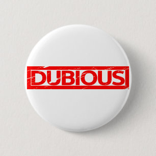 zweifelhafte Briefmarke Button