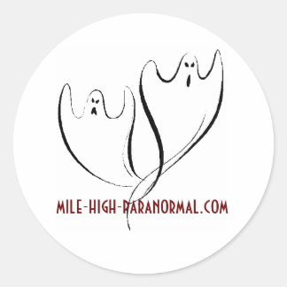 zweifelleghosts1, mile-high-paranormal.com runder aufkleber