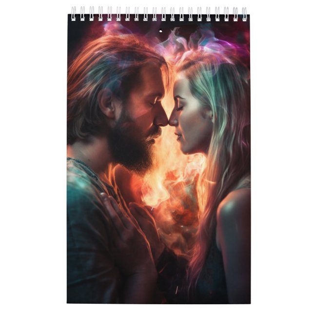 Zweiflammkalender Kalender (Rückseite)