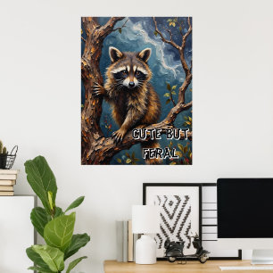 Zweig Buddy: Raccoon's Perch Poster