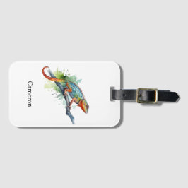 Zweig der Farben: Chameleon Art, Brauch Gepäckanhänger