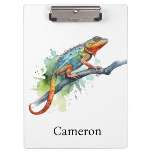Zweig der Farben: Chameleon Art, Brauch Klemmbrett