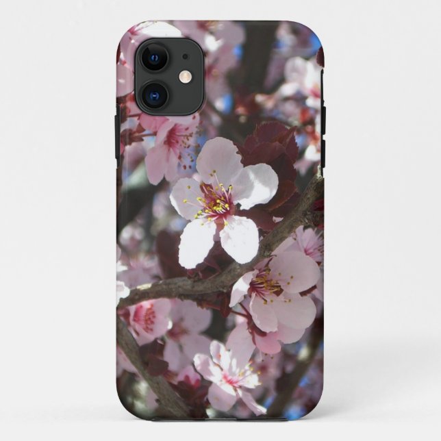 Zweig der rosa Blüten Frühlingsflora Case-Mate iPhone Hülle (Rückseite)