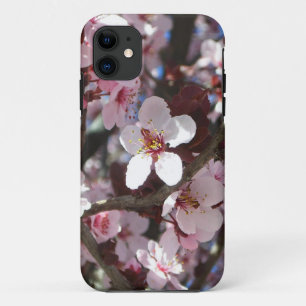 Zweig der rosa Blüten Frühlingsflora iPhone 11 Hülle