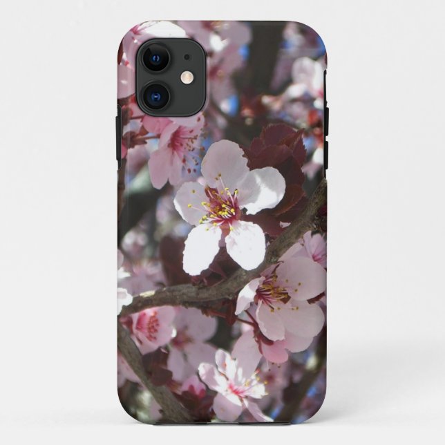 Zweig der rosa Blüten Frühlingsflora Case-Mate iPhone Hülle (Rückseite)