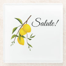 Zweigdesign Zitrone mit Salute!