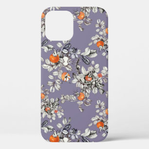 Zweige der wilden Rose: Lila Muster. Case-Mate iPhone Hülle