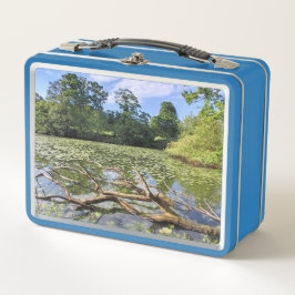 Zweige im Fluss Metall Brotdose