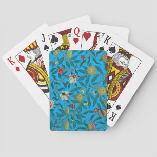 Zweige mit Granatäpfeln von William Morris Spielkarten