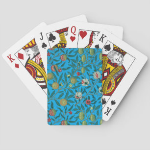 Zweige mit Granatäpfeln von William Morris Spielkarten