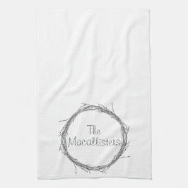 Zweige u. Reben Küchentuch