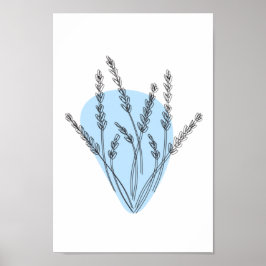 Zweige und Blätter, die Art Poster