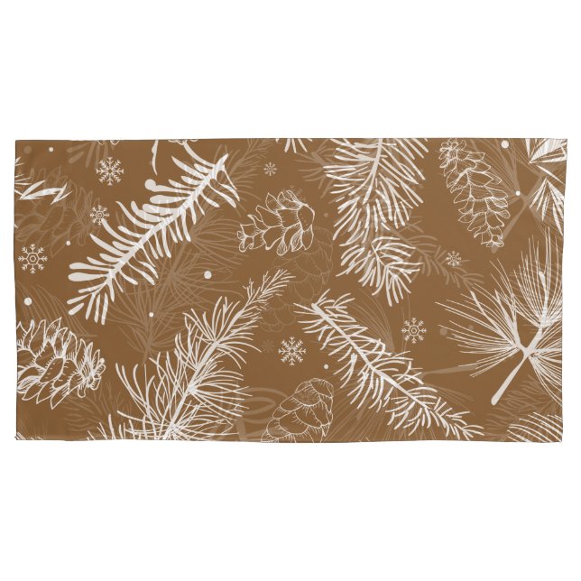 Zweige und Kiefernholz 3 Kissenbezug (Vorderseite)