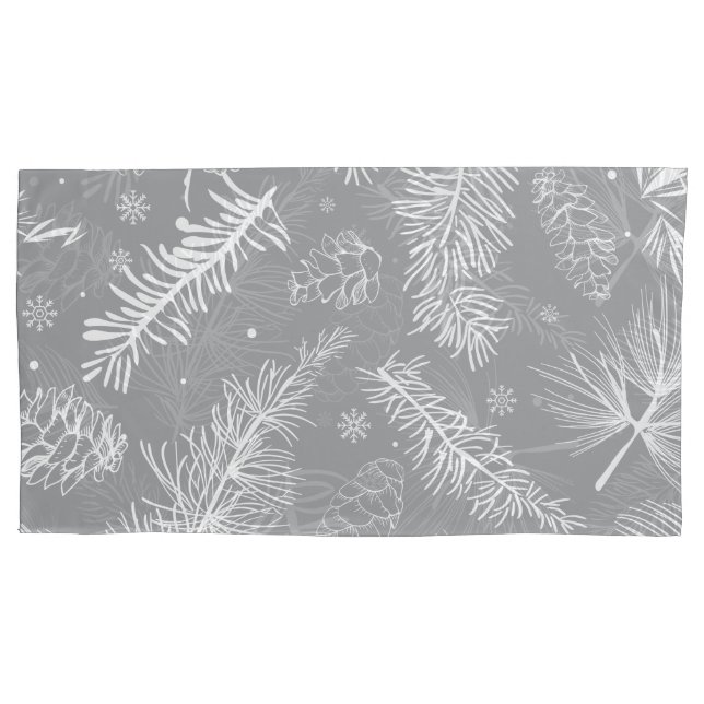 Zweige und Kiefernholz 4 Kissenbezug (Vorderseite)