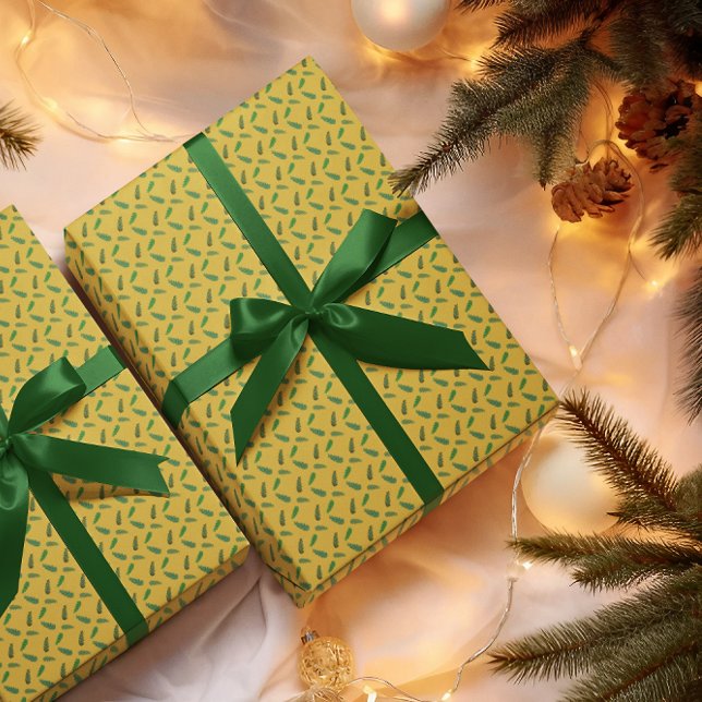 Zweige von Waldkiefern Geschenkpapier (Von Creator hochgeladen)