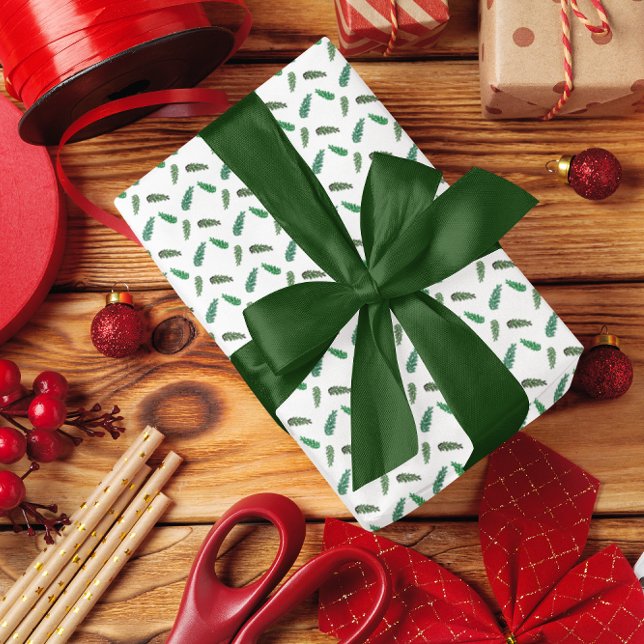 Zweige von Waldkiefern Geschenkpapier (Von Creator hochgeladen)