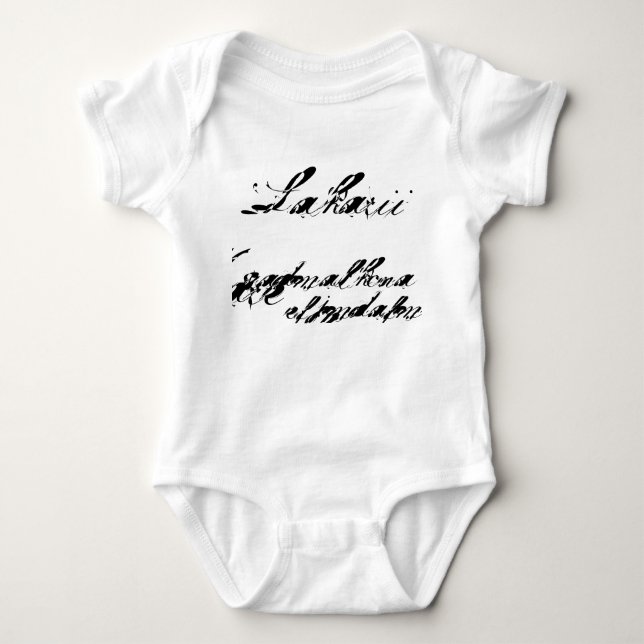 zweigen Sie mousepad, Lakarii, Ware, Baby Strampler (Vorderseite)