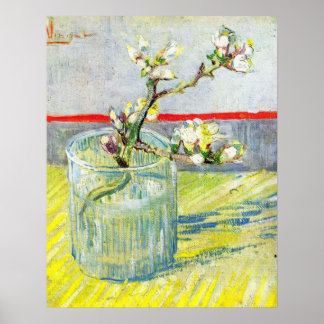 Zweigniederlassung Almond Blossom von Vincent van Poster