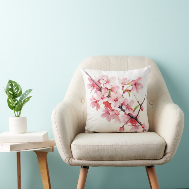 Zweigniederlassung Cherry Blume Kissen (Stuhl )