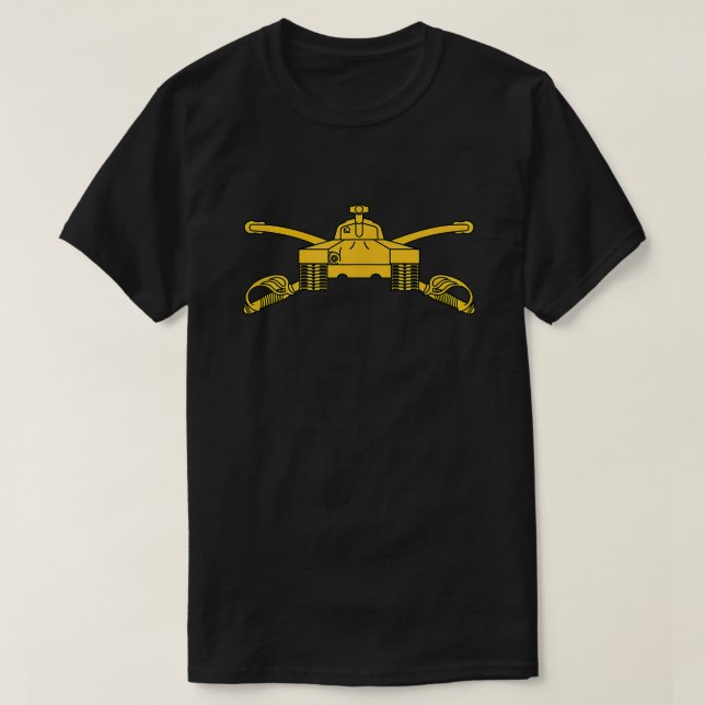 Zweigniederlassung der Armee U.S. Militärische Tan T-Shirt (Design vorne)
