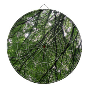 Zweigniederlassungen und Blätter Dart Board Dartscheibe