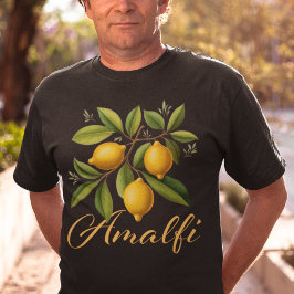 Zweigstelle Amalfi Küste Lemon Elegant Italienisch T-Shirt