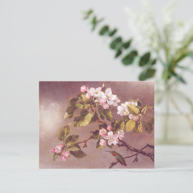 Zweigstelle Cherry Blossom Postkarte (Stehend Vorderseite)