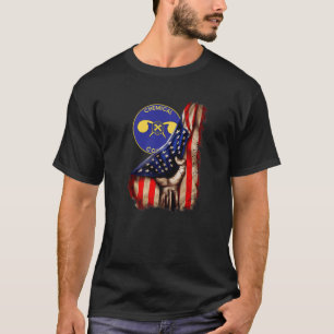 Zweigstelle des Chemiekorps der Armee Amerikanisch T-Shirt