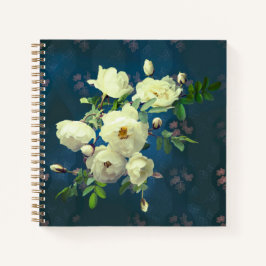 Zweigstelle des White Roses Notebook Notizbuch