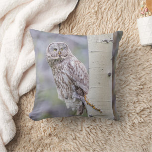 Zweigstelle Great Gray Aspen Tree Kissen