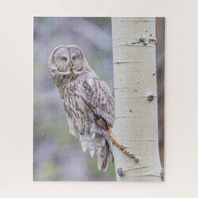 Zweigstelle Great Gray Aspen Tree Puzzle (Vertikal)