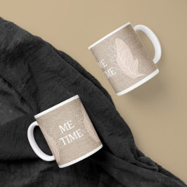 Zweigstelle Me Time zeichnend abstrakter Boho-Mini Kaffeetasse