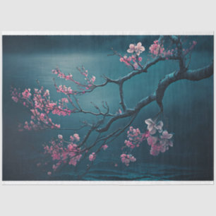 Zweigstelle Pink Cherry Blossom, Chinoiserie Seidenpapier
