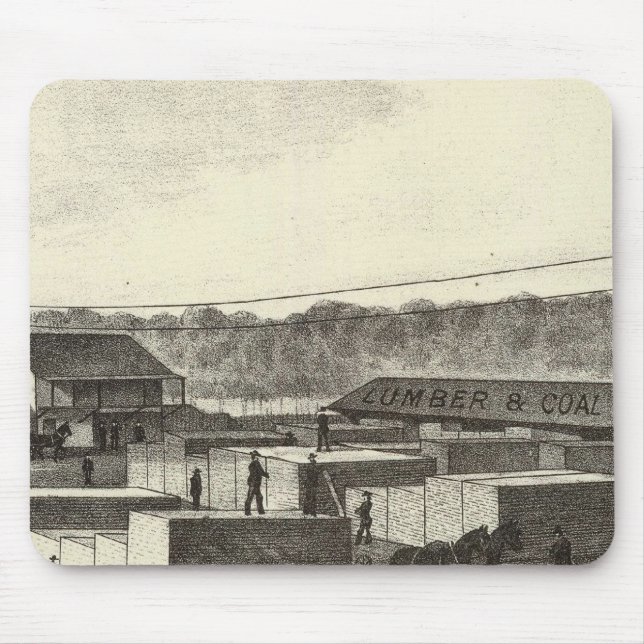 Zweigstelle, Princeton Lumber & Improvement Co. Mousepad (Vorne)