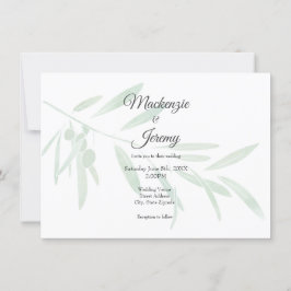 Zweigstelle Wasserfarben Einladung