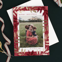 Zweigstellen für Gold Foil 3 Foto Weihnachten