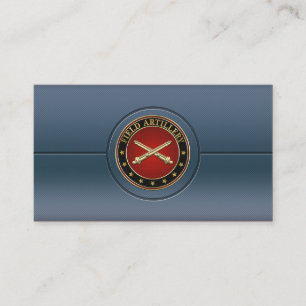 Zweigzeichen der Feldartillerie Visitenkarte