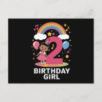 Zweijährige Geburtstagskarte Niedlich 2. Geburtsta